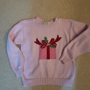 Little girls Christmas sweater